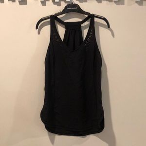 Lululemon Black Laser-cut Tank